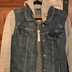 Hollister Jean jacket with hoodie